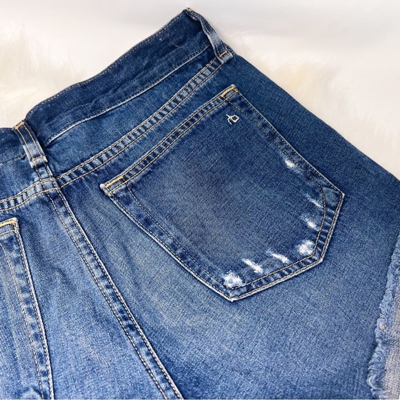 Rag & Bone Woodstock Denim Shorts Size 25 Distressed Blue Jean Shorts fo… - Picture 7 of 11